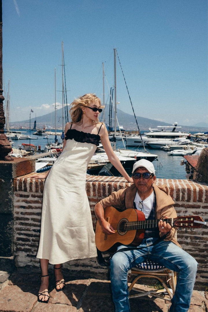 Ciao Bella Dress Sand - Undress Code EUR